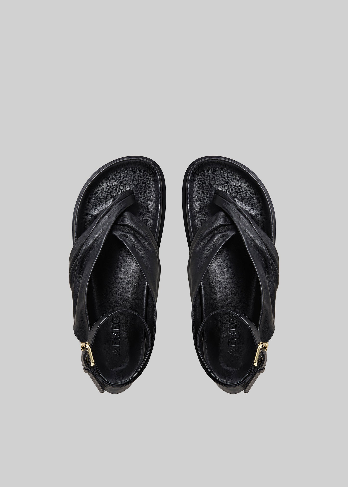 A.Emery Mantei Sandals - Black