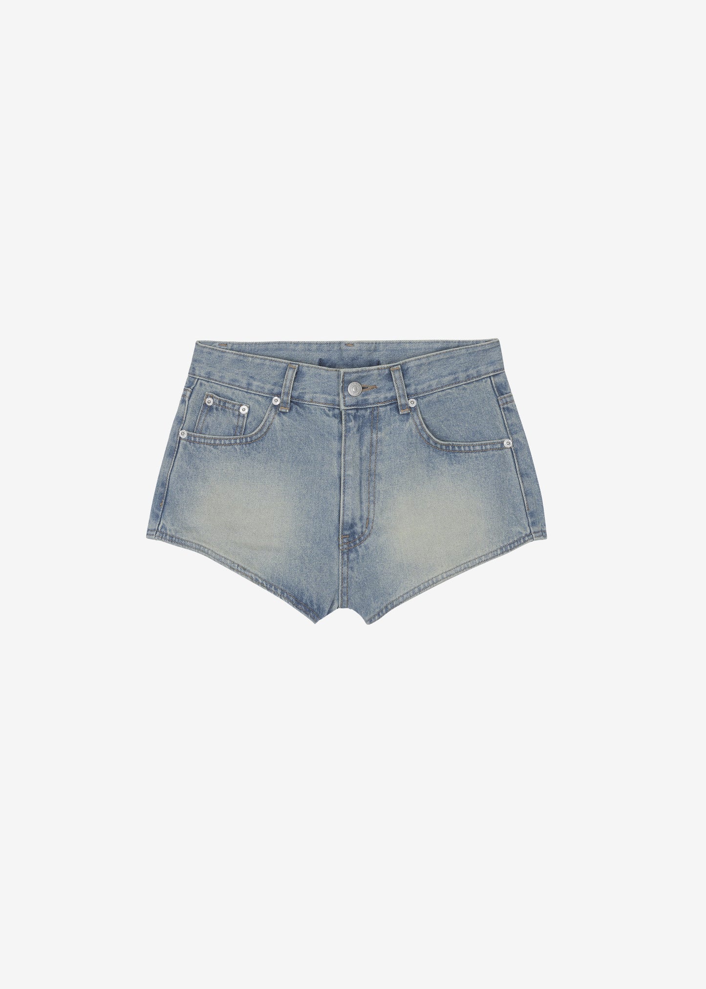 Ceylon Denim Hot Pants - Light Wash