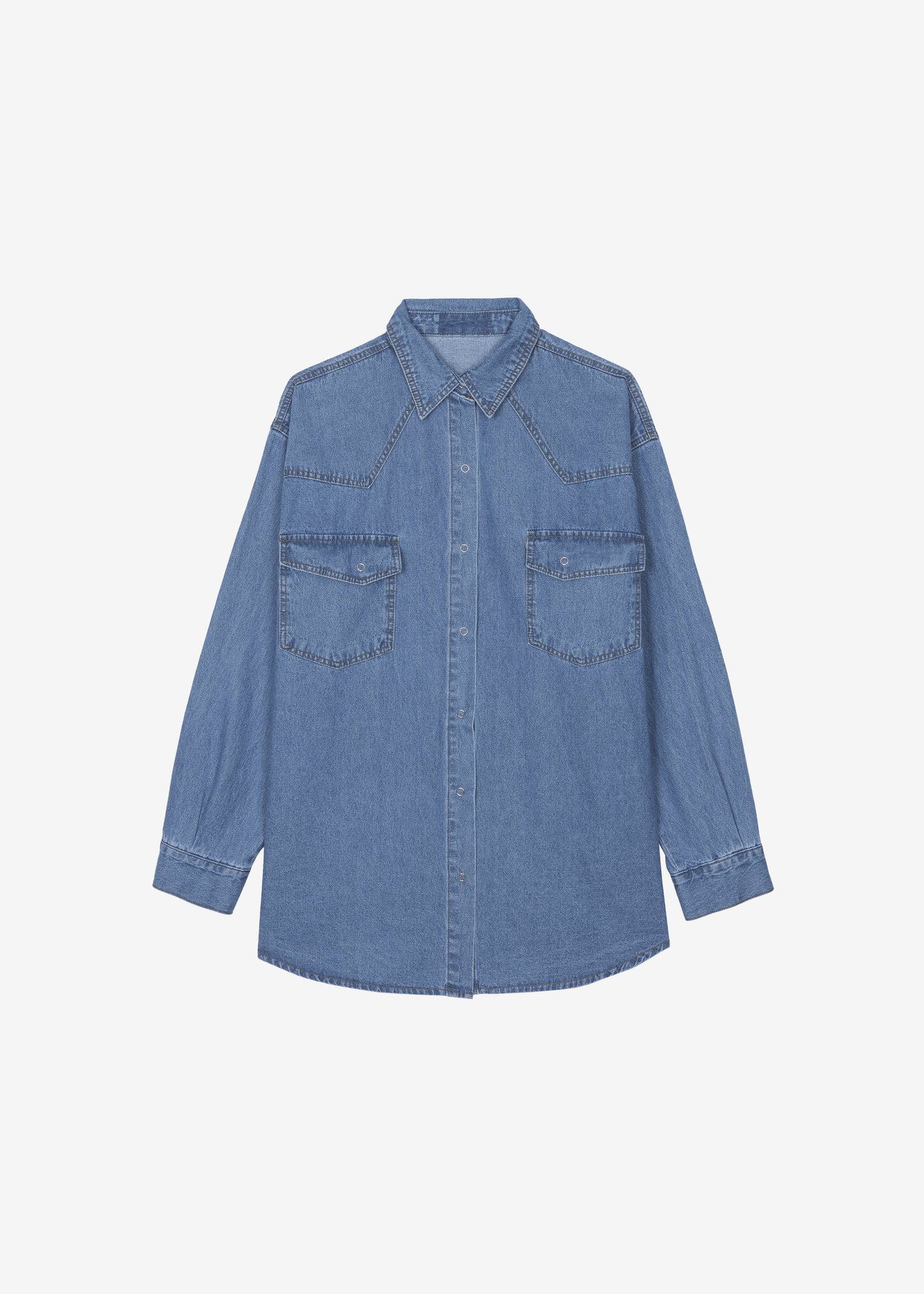 Desona Denim Shirt - Medium Wash