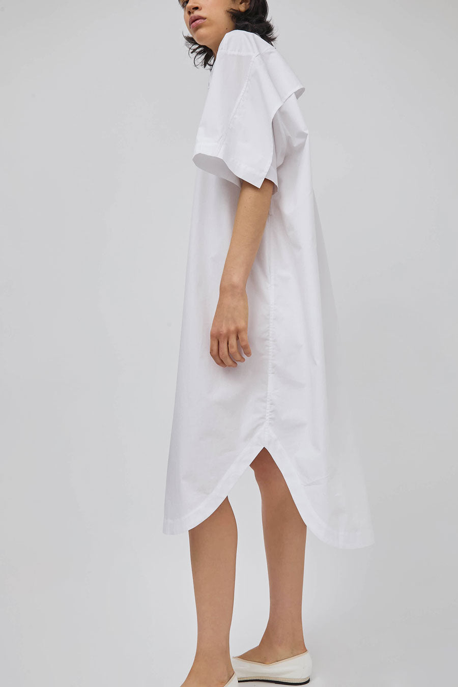 Marios Wrap Dress in White