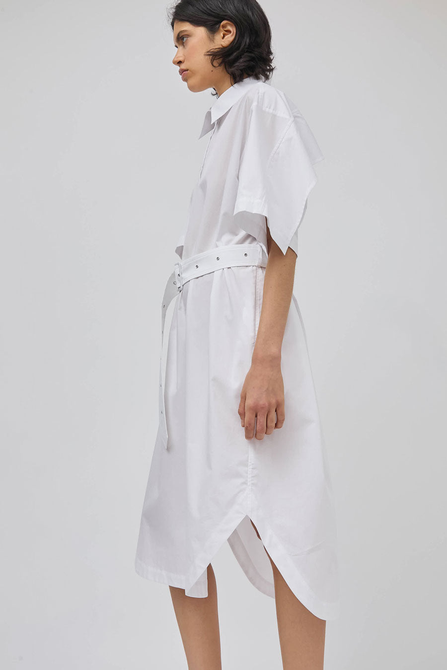 Marios Wrap Dress in White