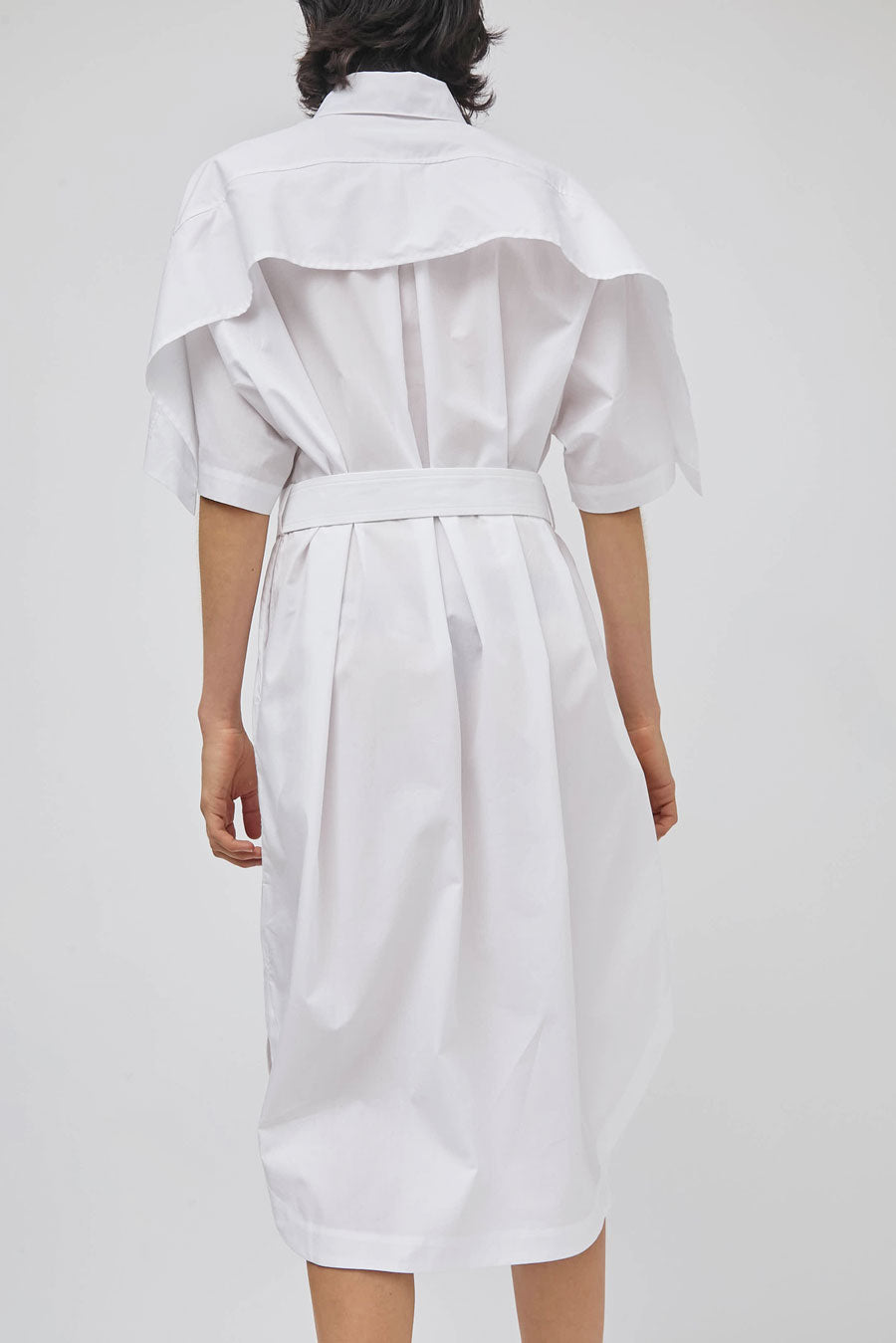 Marios Wrap Dress in White