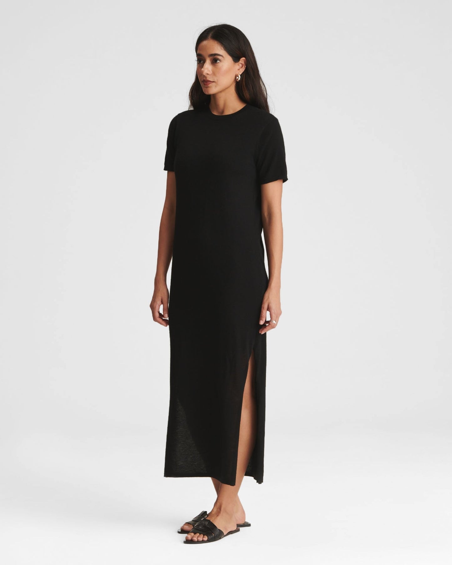 Super Fine Cashmere T-Shirt Dress