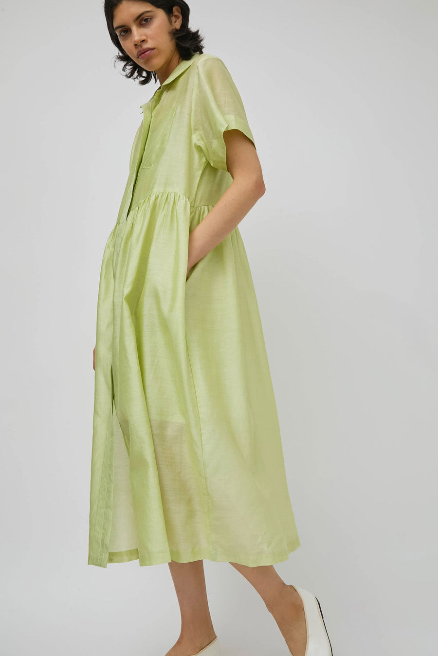 NYMANE Stockholm Dress in Lime