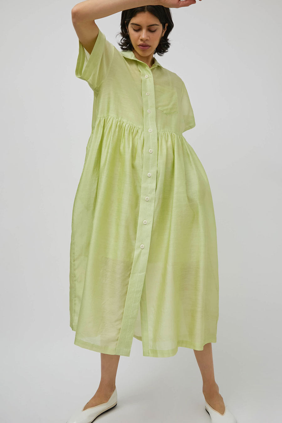 NYMANE Stockholm Dress in Lime