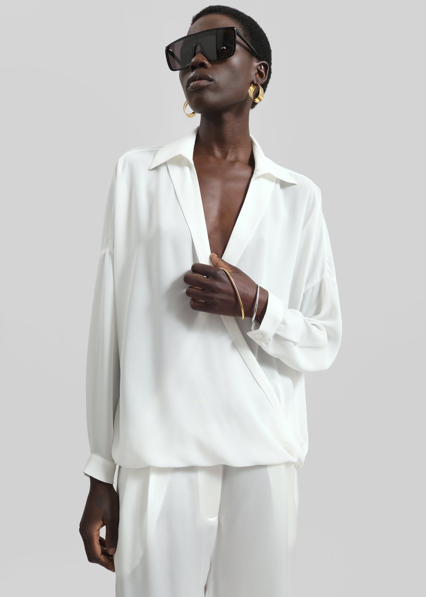 Roseau Blouse - White