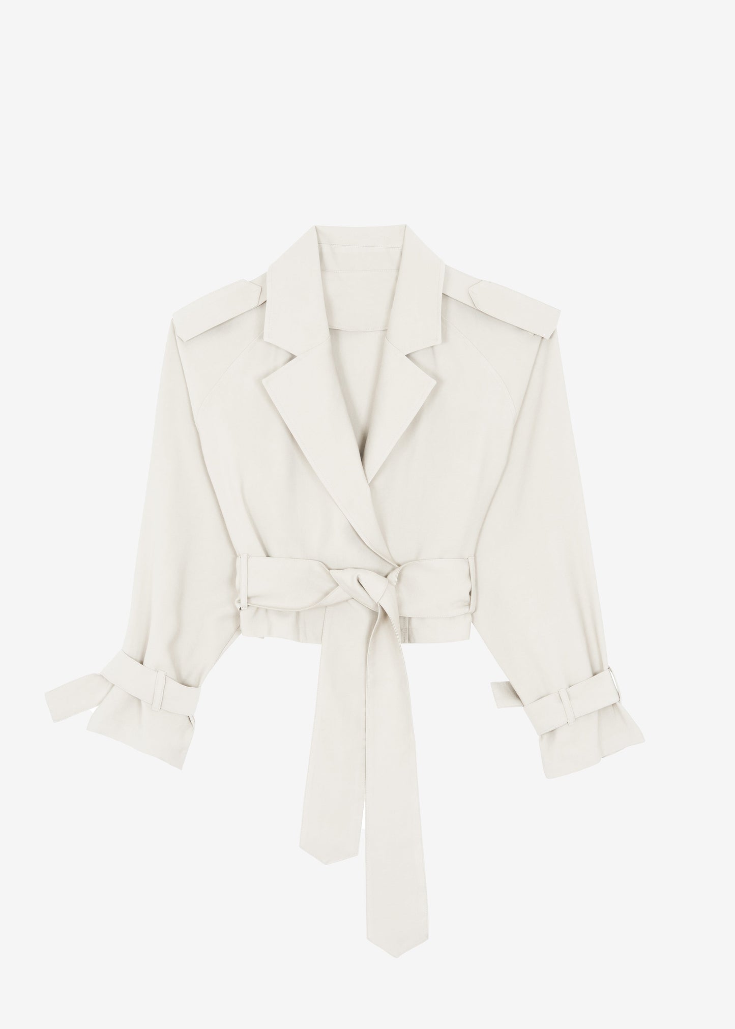 Simona Short Trench - Off White