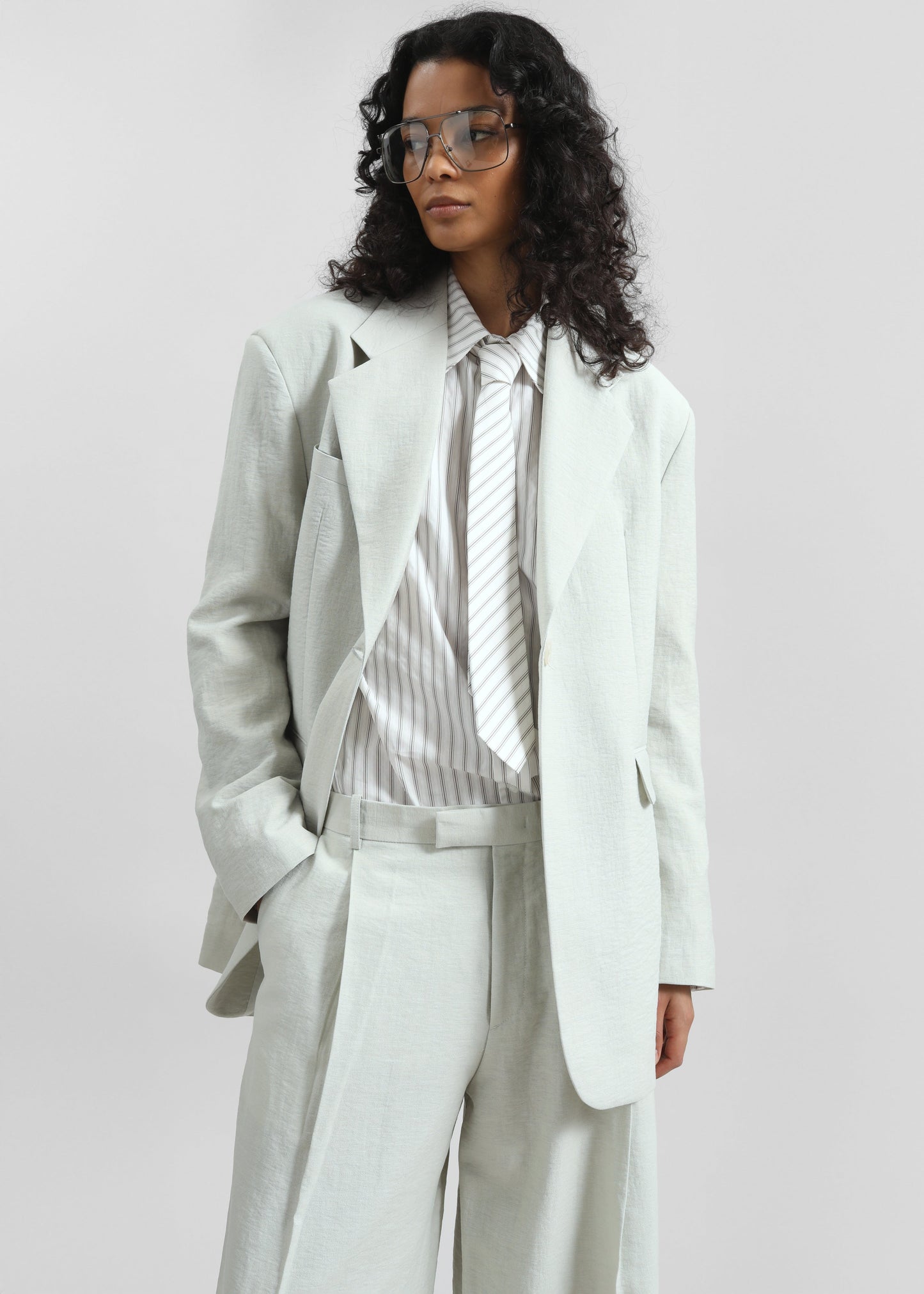 Yasmine Oversized Blazer - Mint