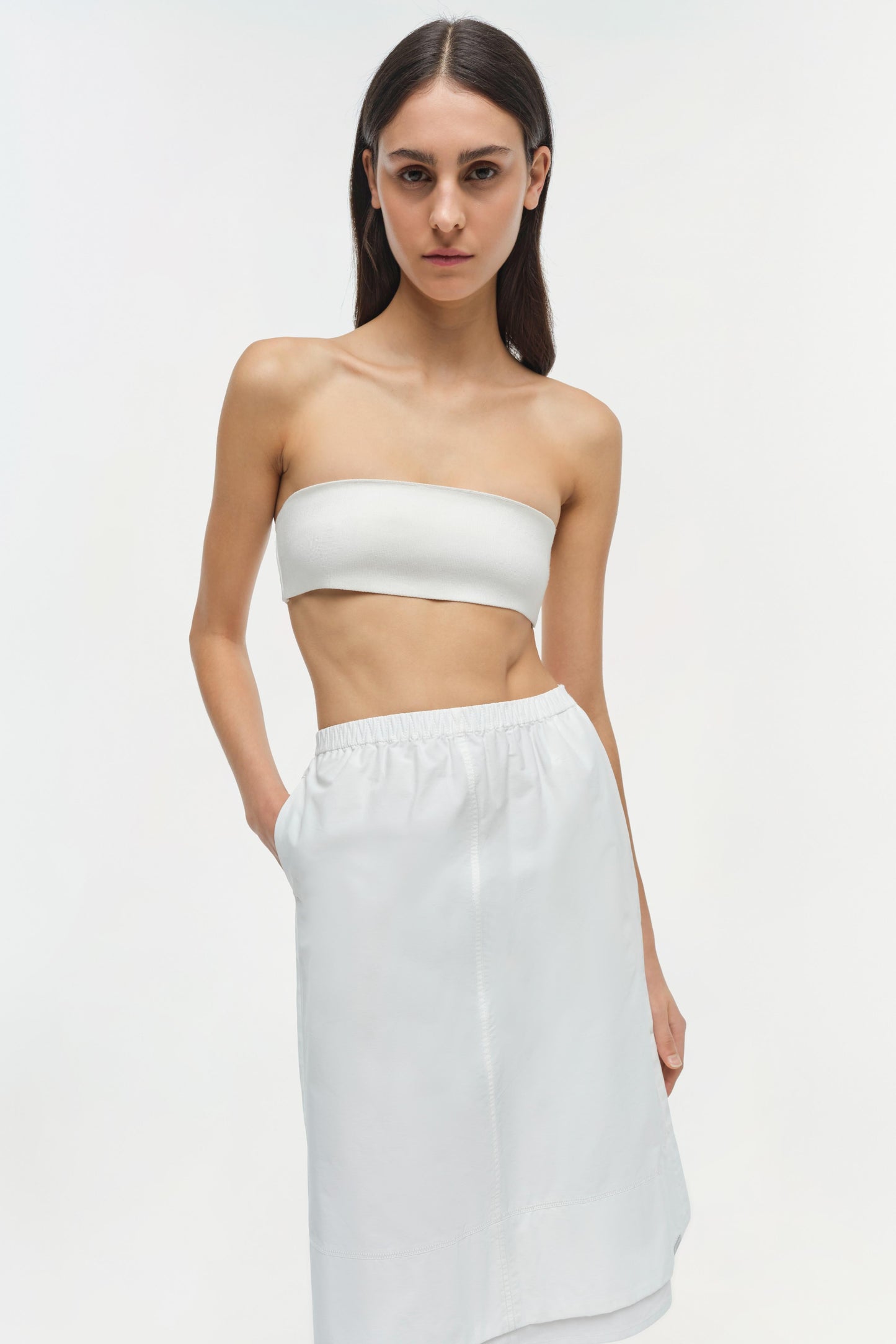 Aubria Cotton Midi Skirt