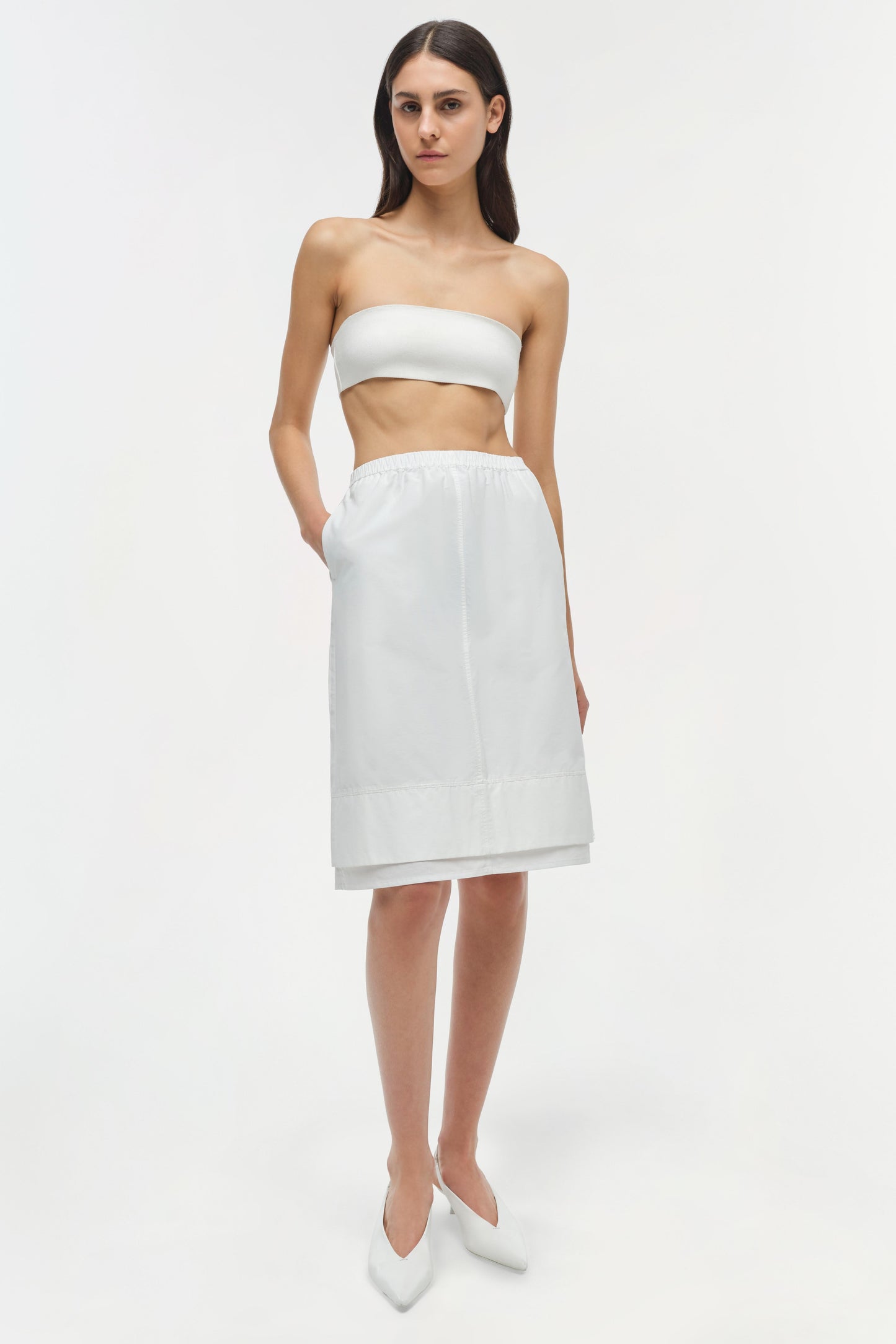 Aubria Cotton Midi Skirt