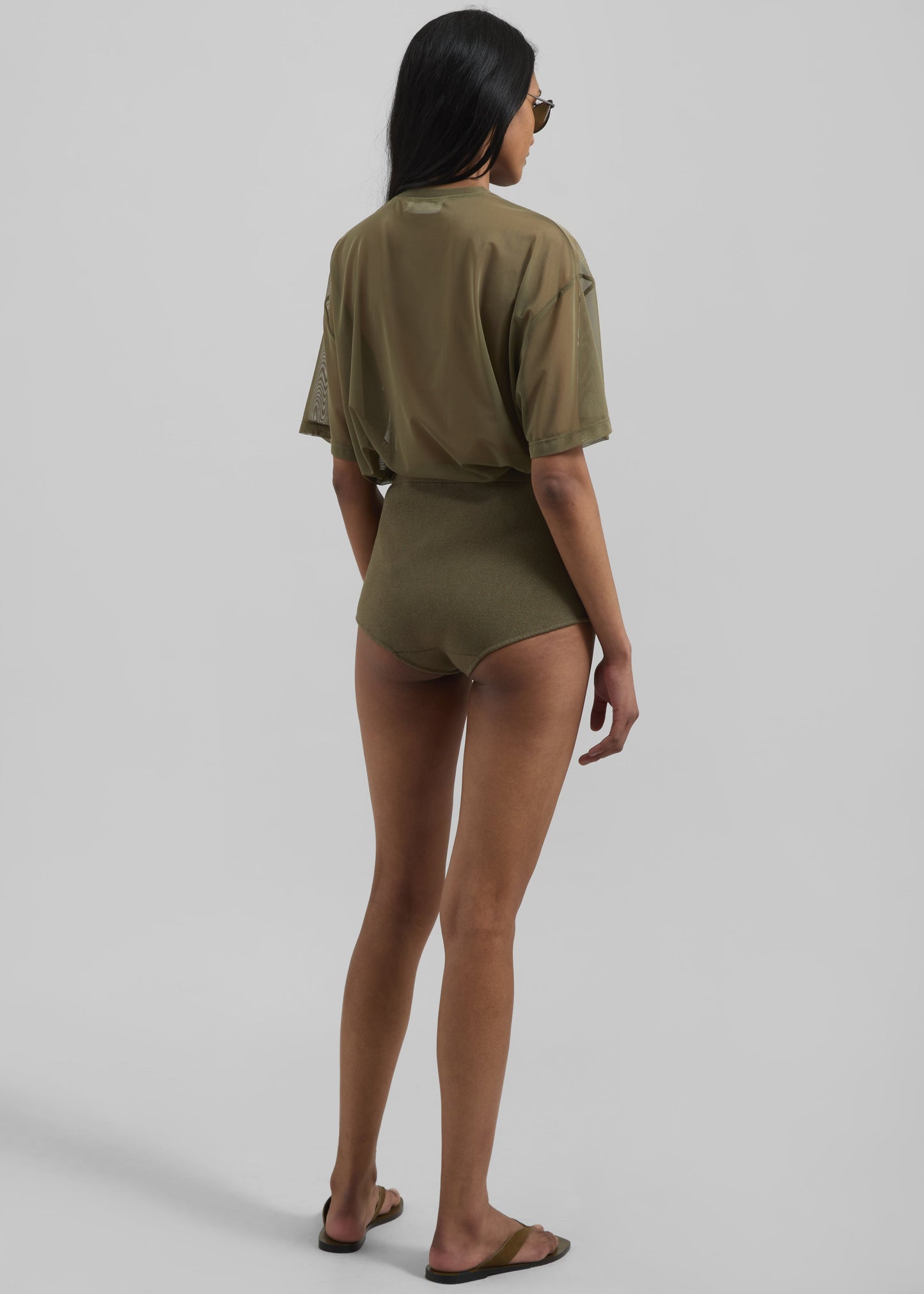 Alissa Knit Briefs - Khaki