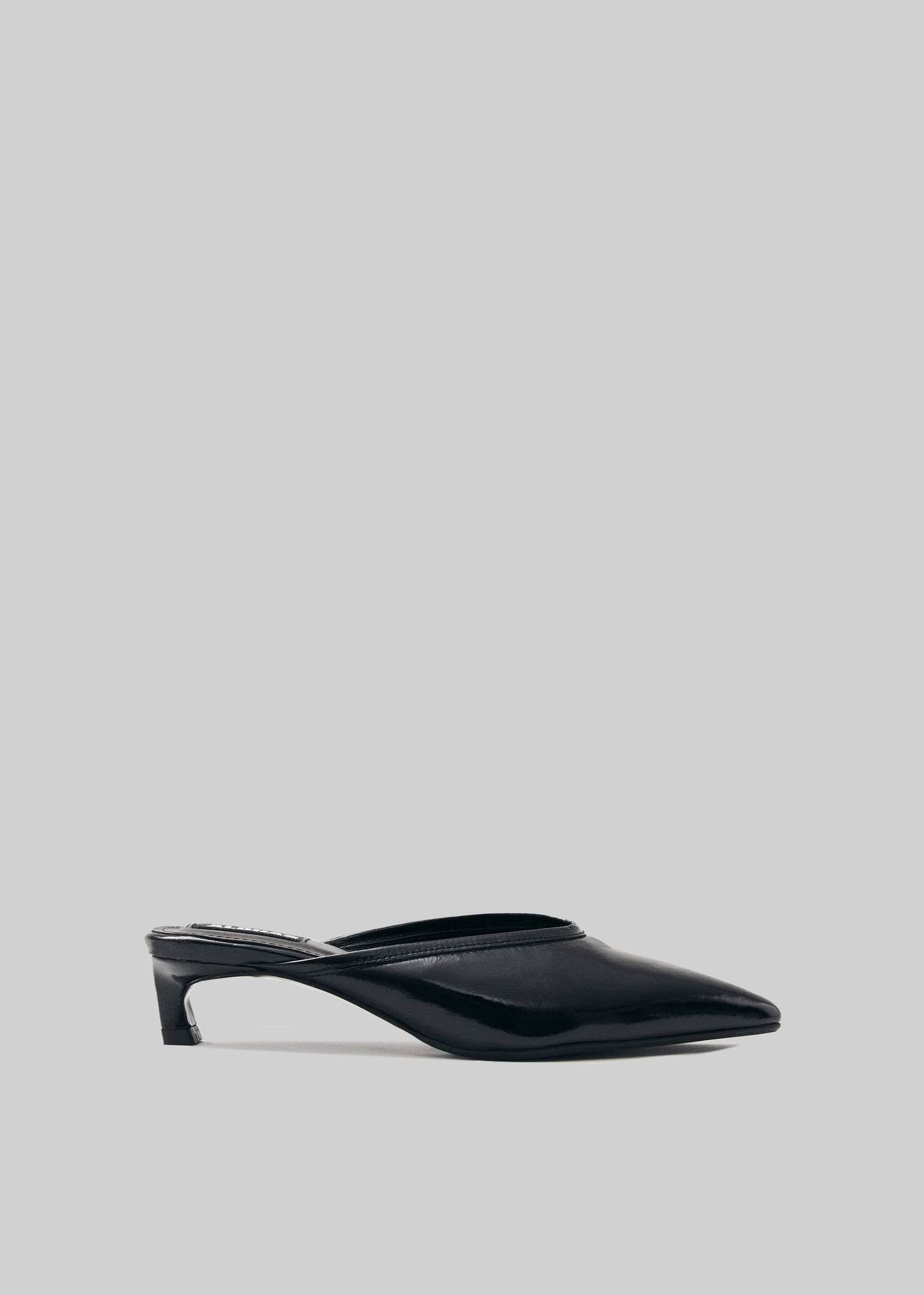 Alohas Tessa Leather Mules - Onix Black