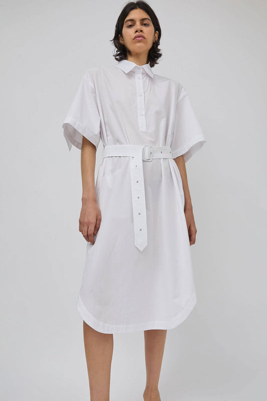 Marios Wrap Dress in White