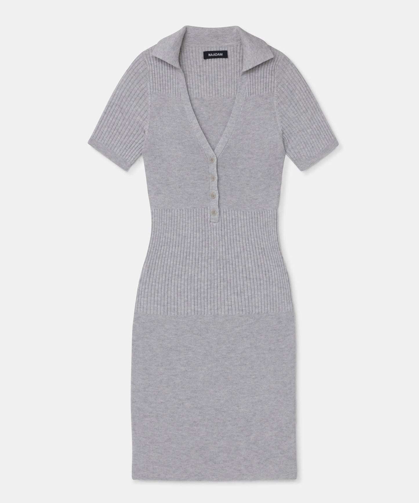 Silk Cashmere Polo Mini Dress