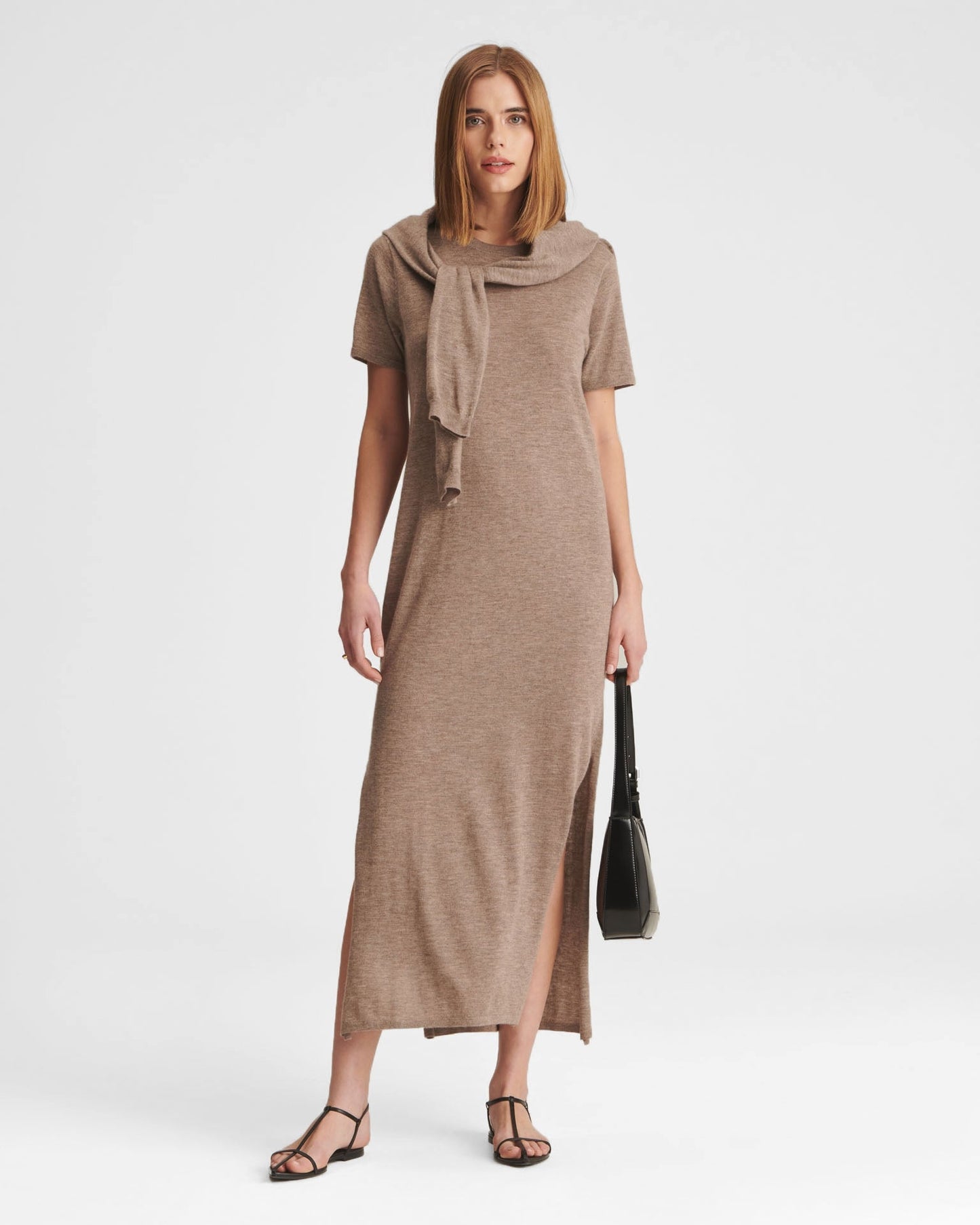 Super Fine Cashmere T-Shirt Dress