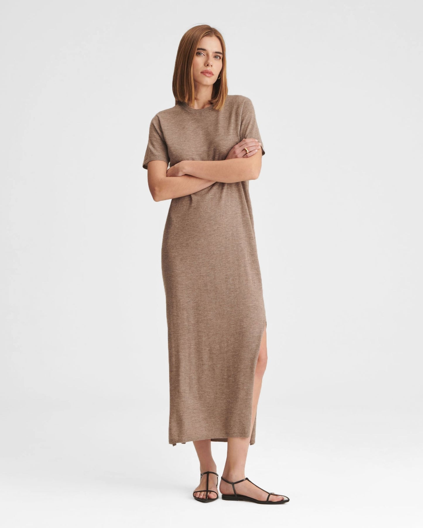 Super Fine Cashmere T-Shirt Dress