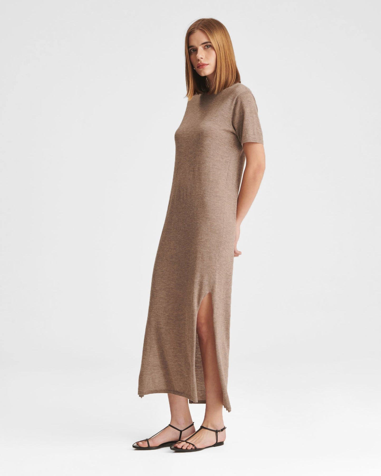 Super Fine Cashmere T-Shirt Dress