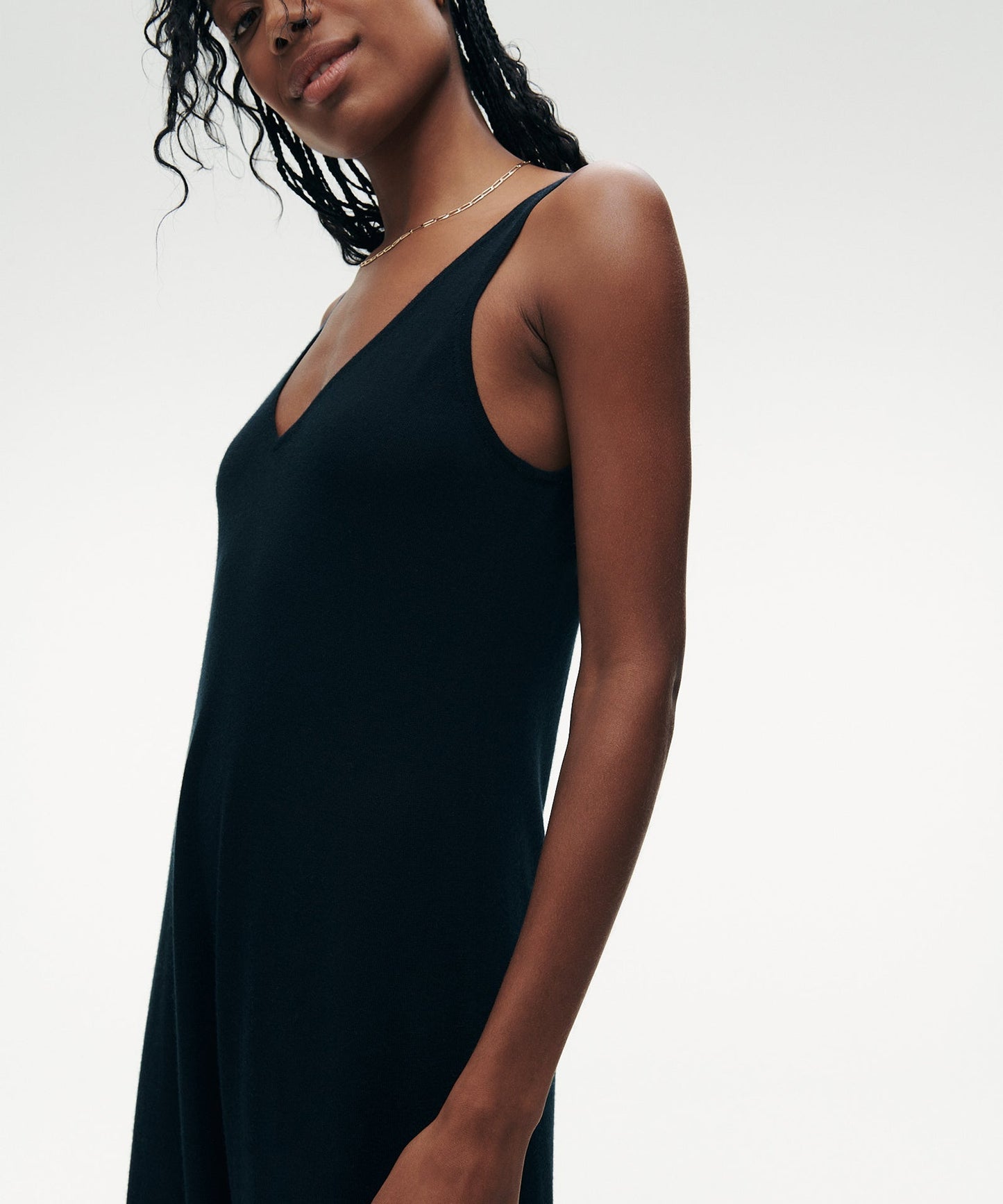 Super Fine Cashmere Tank Dress