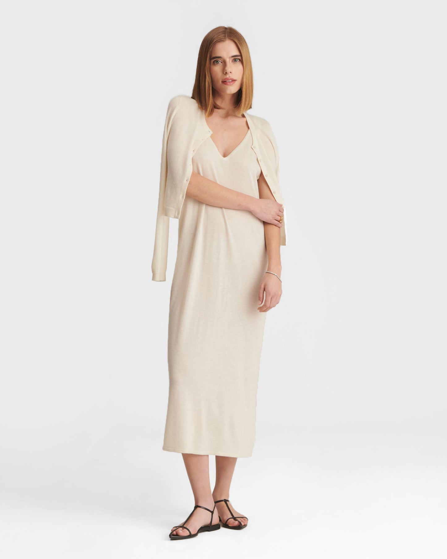 Super Fine Cashmere Tank Dress