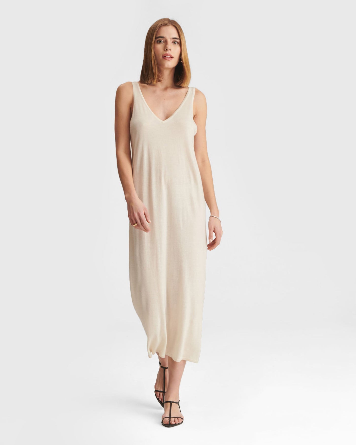 Super Fine Cashmere Tank Dress
