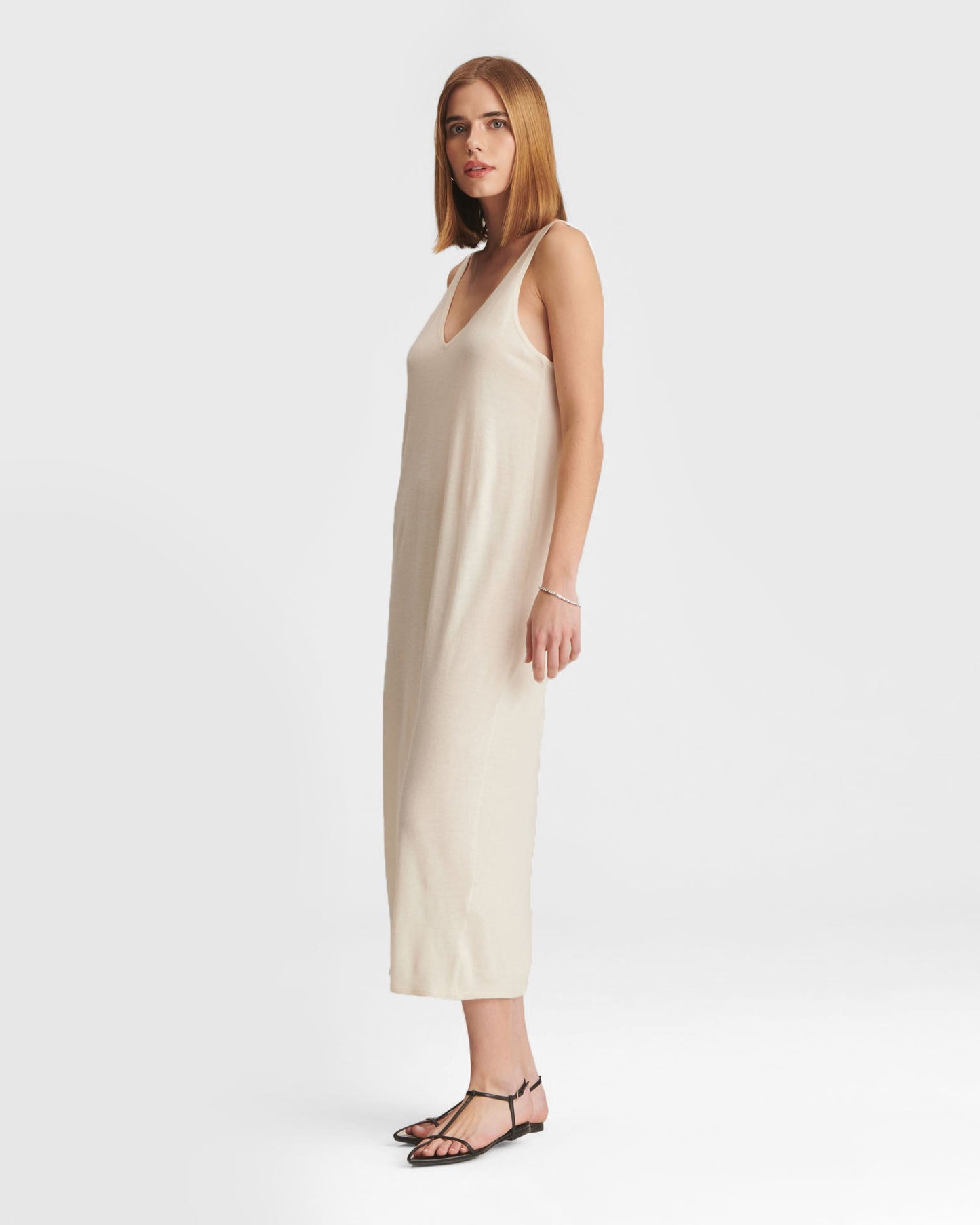 Super Fine Cashmere Tank Dress