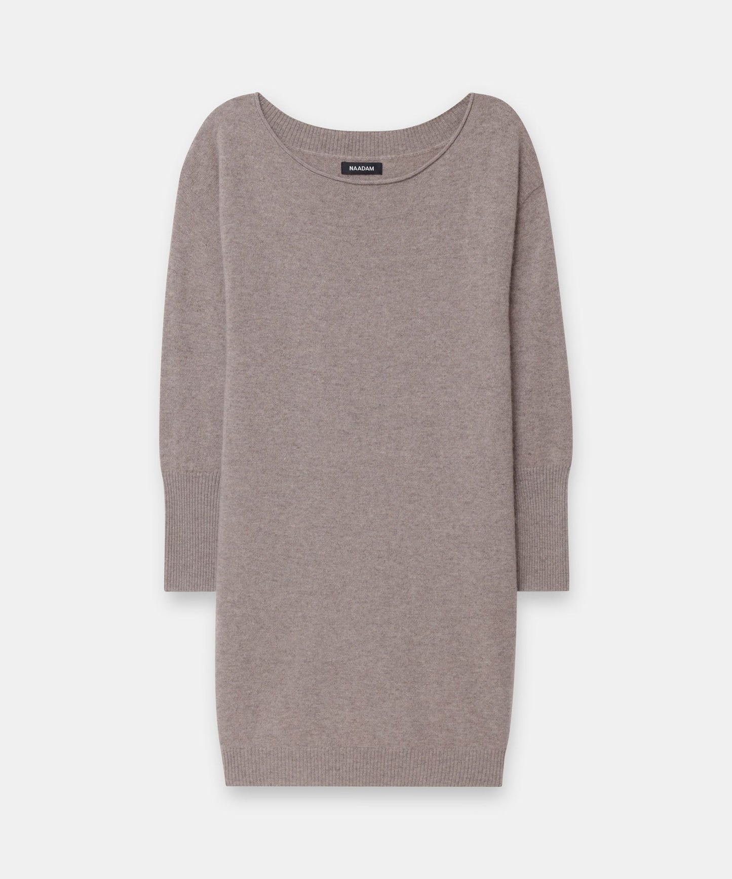 Cashmere Boatneck Mini Sweater Dress