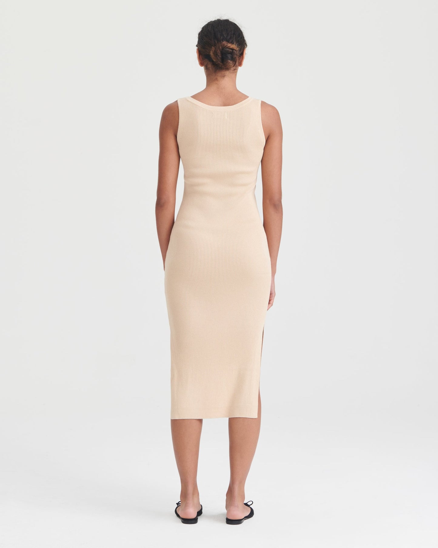 Silk Cashmere Midi Tank Dress