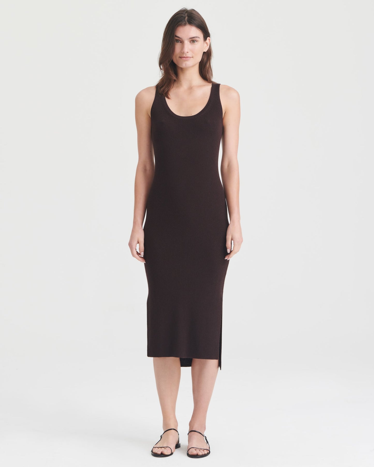 Silk Cashmere Midi Tank Dress