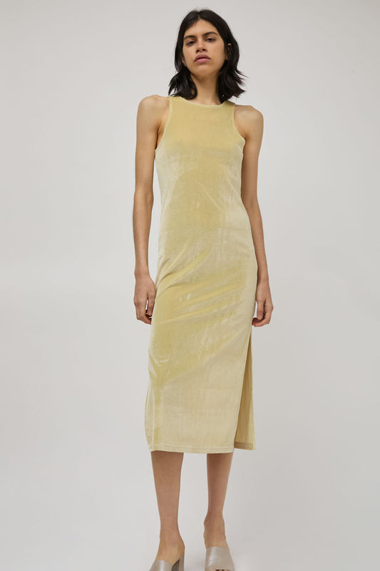 Simone Wild Athletic Dress in Lemon