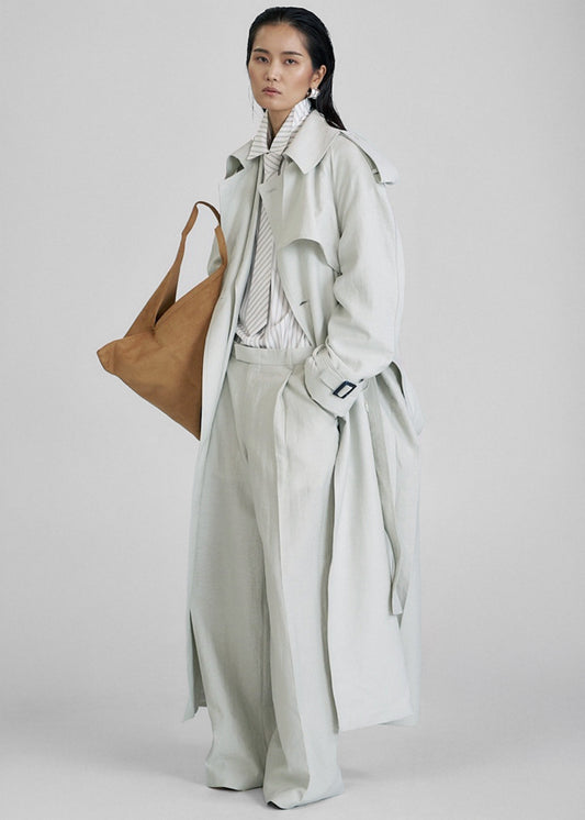 Yasmine Trench Coat - Mint