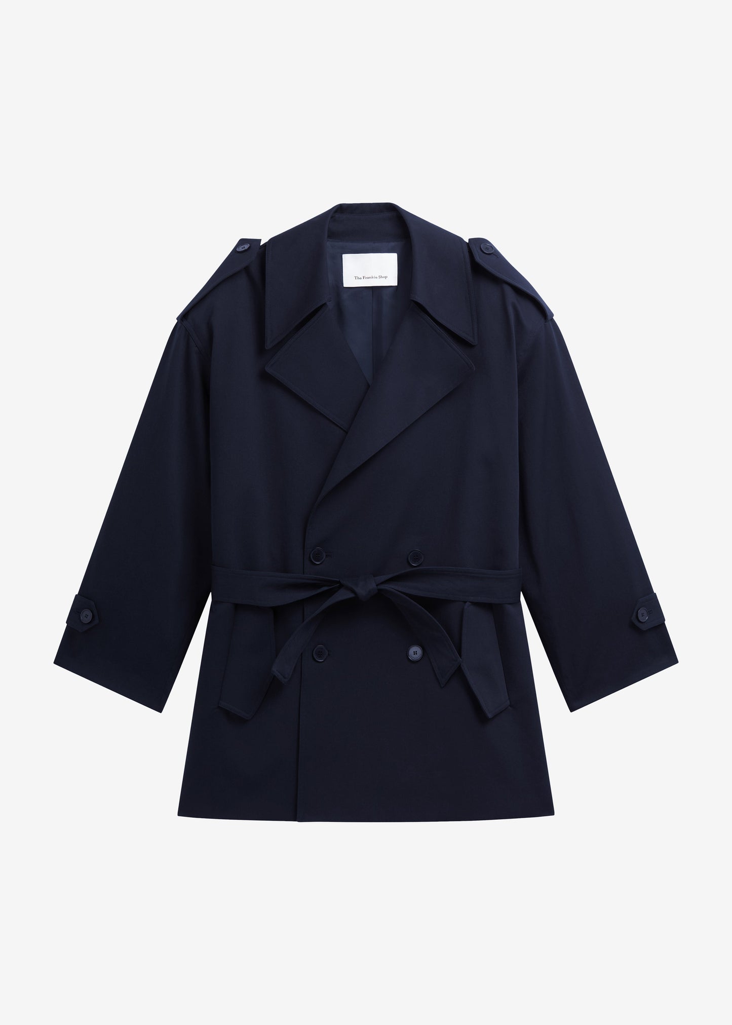 Zurich Oversized Short Trench - Navy